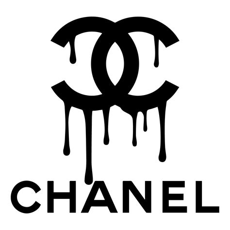 chanel brand sign|dripping Chanel symbol.